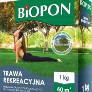 Nasiona trawy gazonowej rekreacyjna - 1kg 40m2