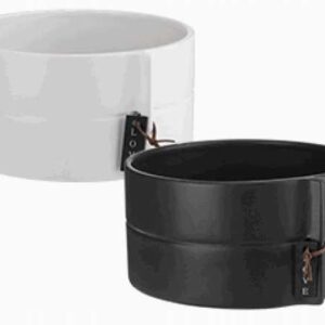 Osłonka ceramiczna Eliza 18x9 cm biała