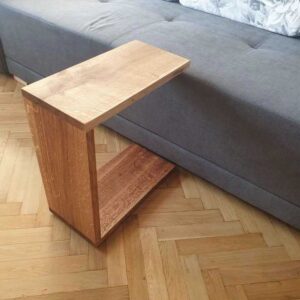 Stolik dębowy pod tapczan 45x23