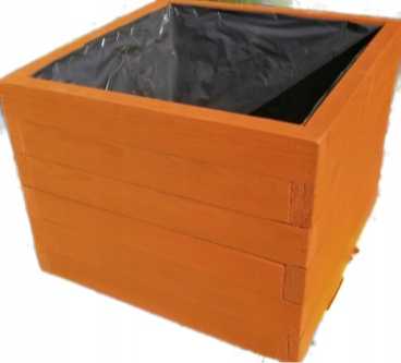 Osłonka EKO drewniana 40x60x50 DĄB ocieplana