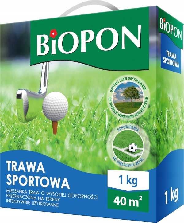 Nasiona trawy gazonowej sportowa - 10kg 400m2