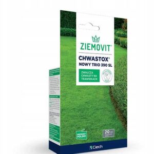 CHWASTOX NOWY TRIO 390 SL 20 ml chwasty w trawie