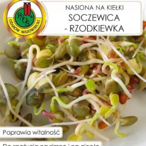 SOCZEWICA RZODKIEWKA nasiona na kiełki 30g