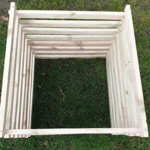 Kompostownik EKO drewniany 450 L 75 x 75 x 80