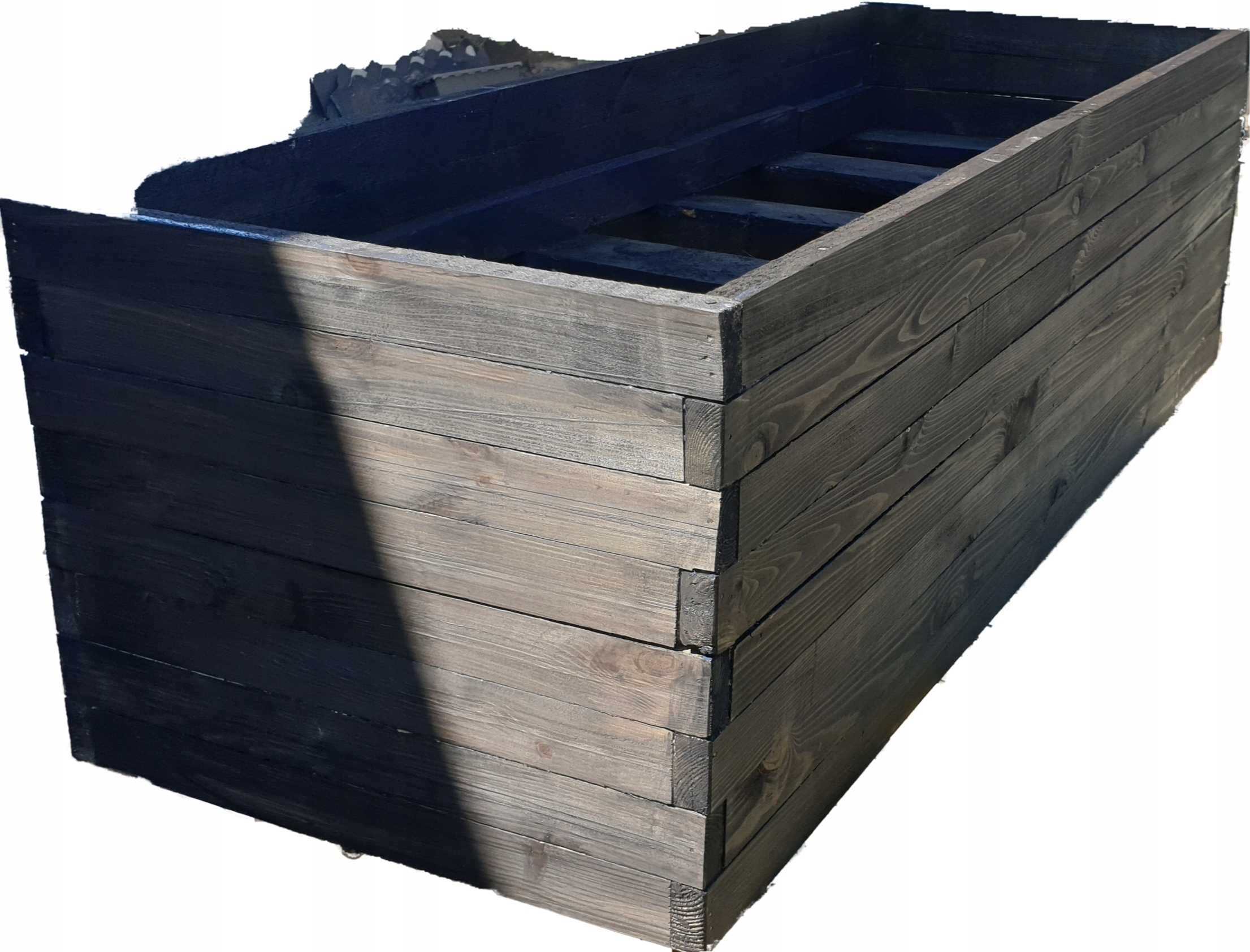 Osłonka EKO drewniana 50x90x40 heban ocieplana