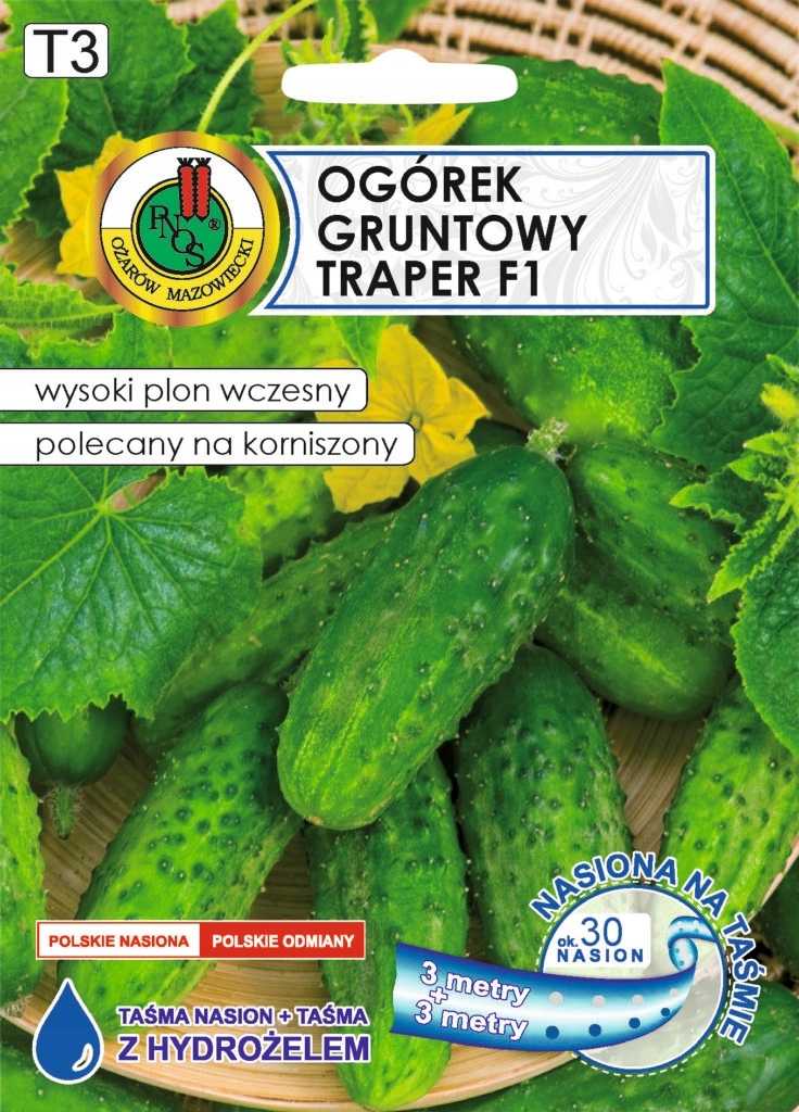 Nasiona na taśmie ogórek TRAPER z hydrożelem 6m