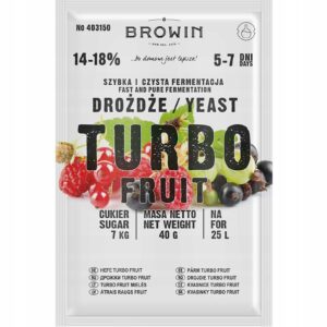 Drożdże GORZELNICZE TURBO FRUIT - 40g 1szt