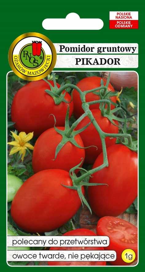 Nasiona pomidor gruntowy Pikador 1 g