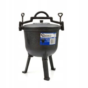 Garnek żeliwny myśliwski 8L