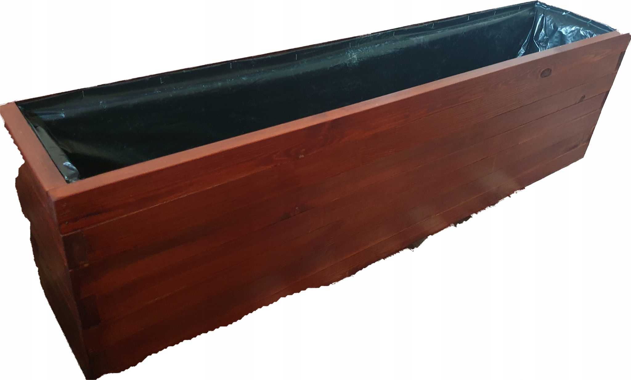 Donica drewniana 60 x 40 cm ocieplana SOSNA OR - obrazek 2