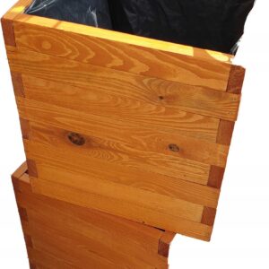 Osłonka EKO drewniana 30x30x30 buk ocieplana