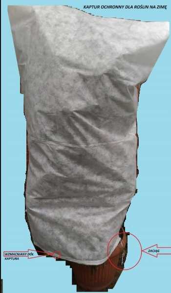 Kaptur ochronny na roślin Agro włóknina zimowa 140x80 - obrazek 2