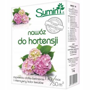 Nawóz granulowany do hortensji 1kg 50m2