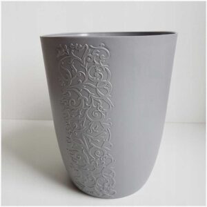 Osłonka storczyk Madlen 16cm szara