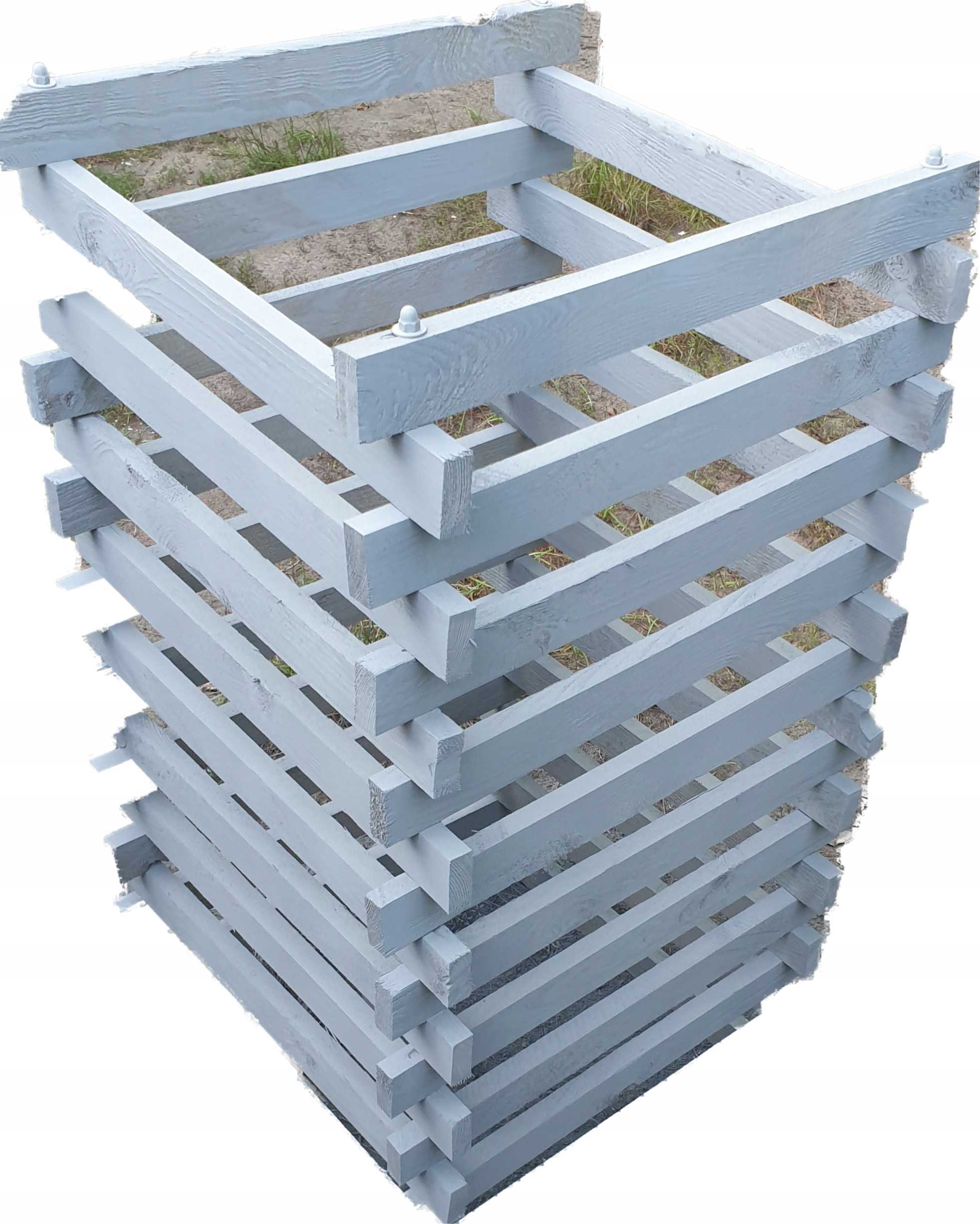 Kompostownik EKO drewniany ANTRACYT 560L