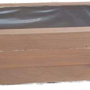 Osłonka EKO drewniana 50x90x30 teak ocieplana