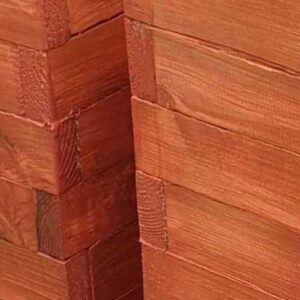 Osłonka EKO drewniana 40x80x50 WIŚNIA ocieplana