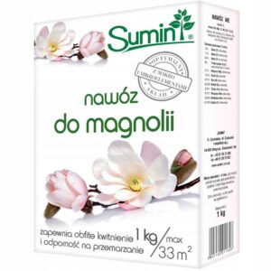 Nawóz granulowany do magnolii 1kg 33m2