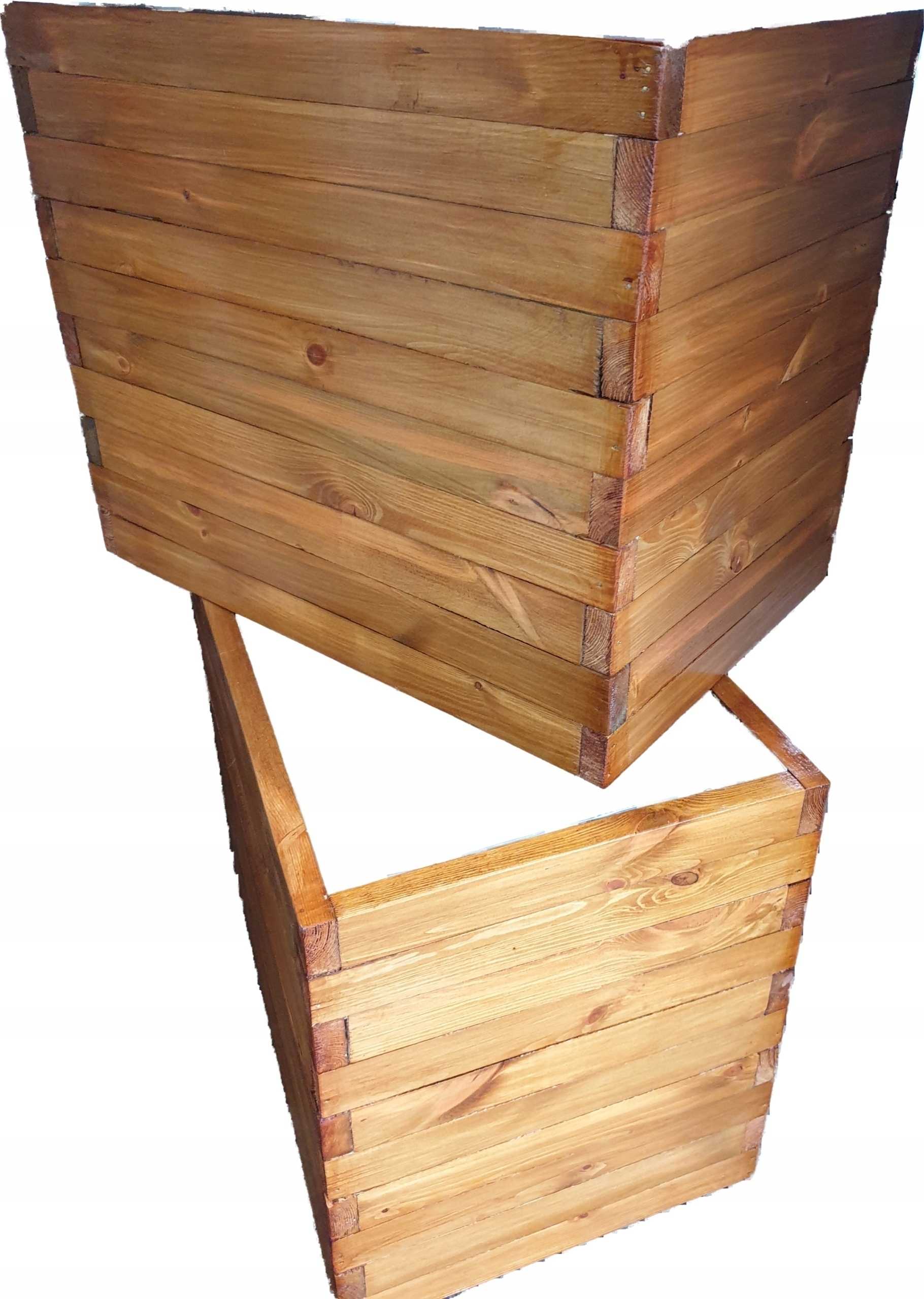 Osłonka EKO drewniana 50x90x40 SOSNA ocieplana - obrazek 3