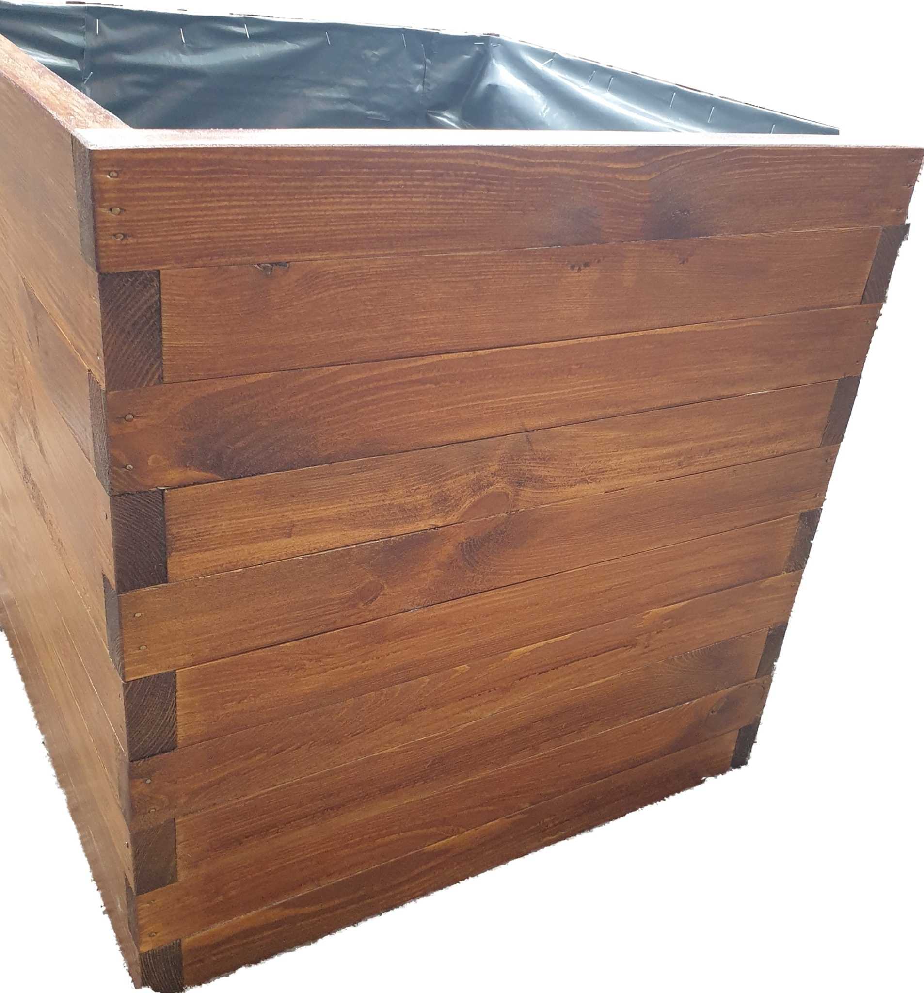 Donica EKO drewniana 50x90x40 DĄB SONOMA - obrazek 2