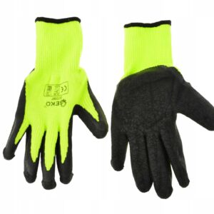 Rękawice robocze ocieplane r.9 zielone 12 par