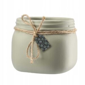 Osłonka Betty 9 cm biała grafit khaki