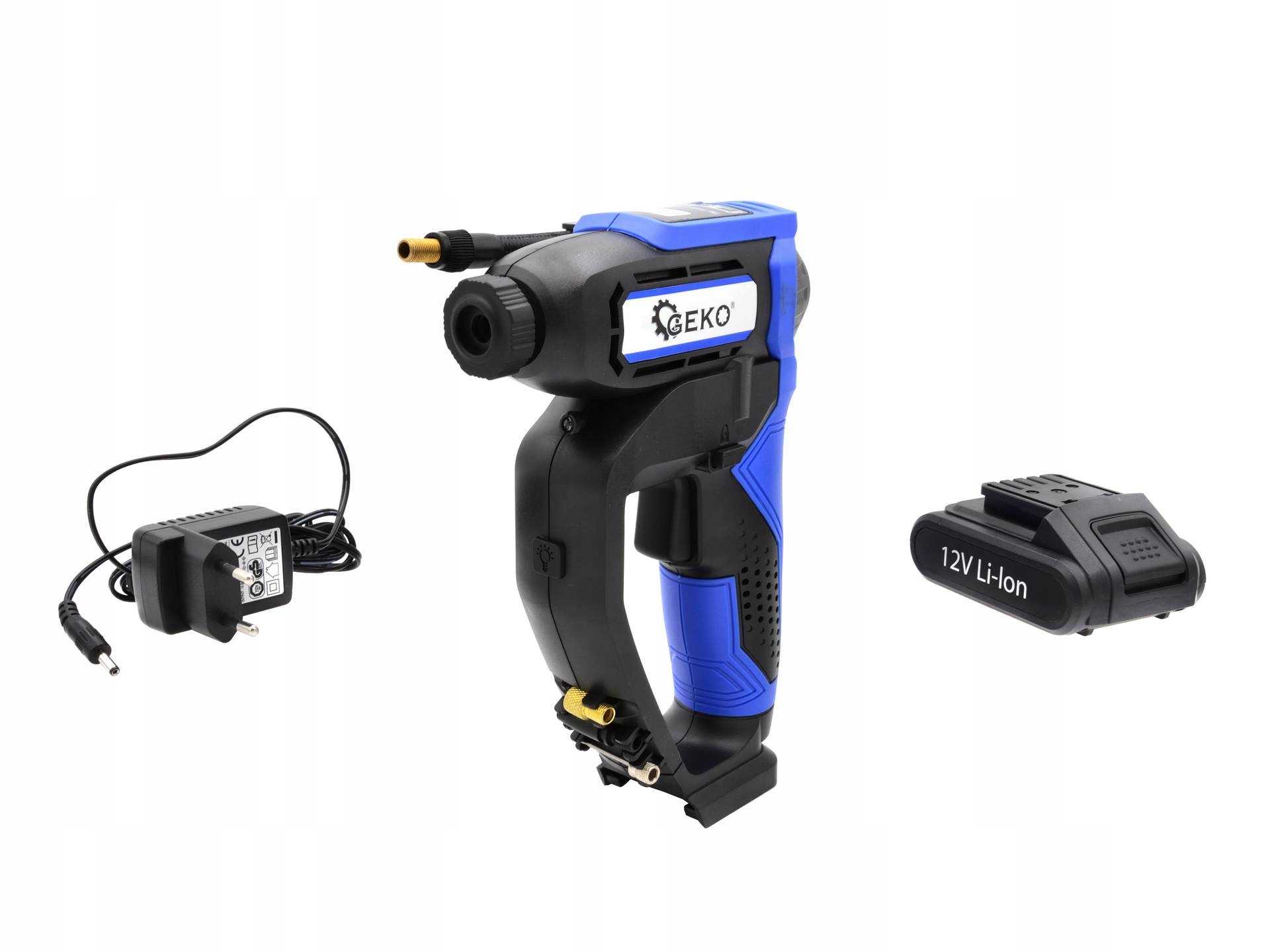 Kompresor bezprzewodowy akumulatorowy 12VLCD150PSI