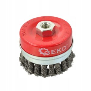 Szczotka druciana czołowa pl.100mm M14+opaska