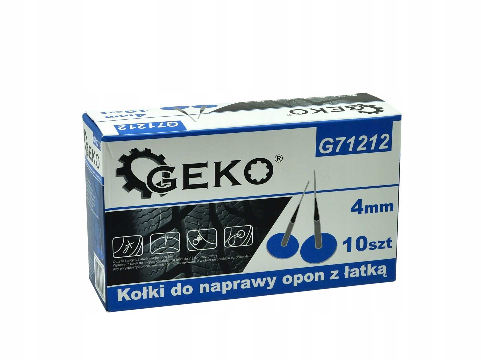 Kołki do naprawy opon z łatką 4mm 10szt