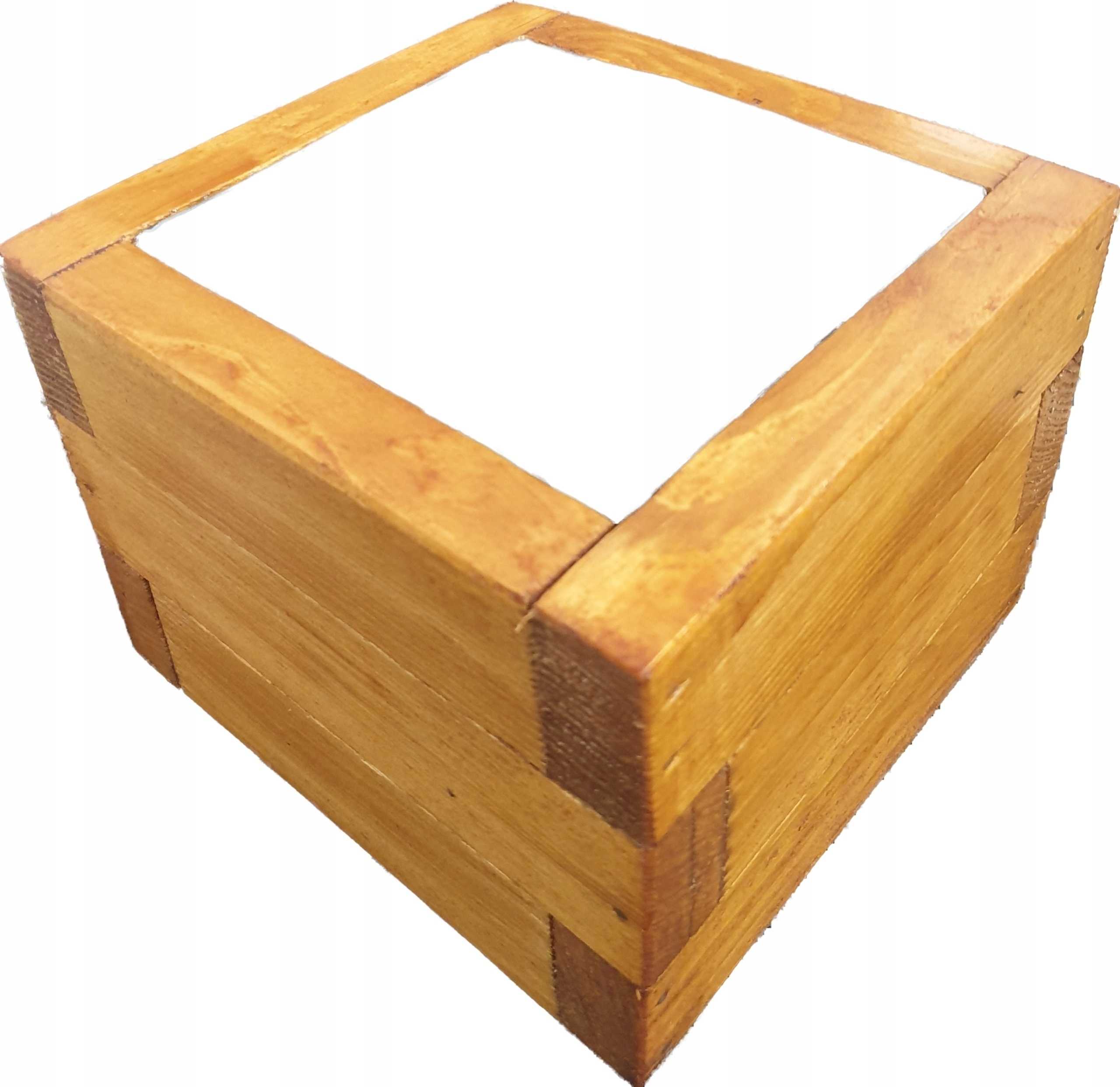 Donica EKO drewniana 40x80x50 SOSNA - obrazek 2
