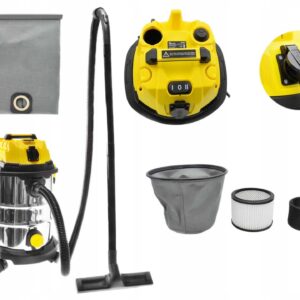 Odkurzacz przemysłowy 25L otrząsaczem filtra 1800W