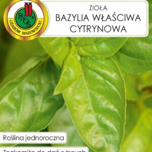 Bazylia właściwa cytrynowa 0,5g
