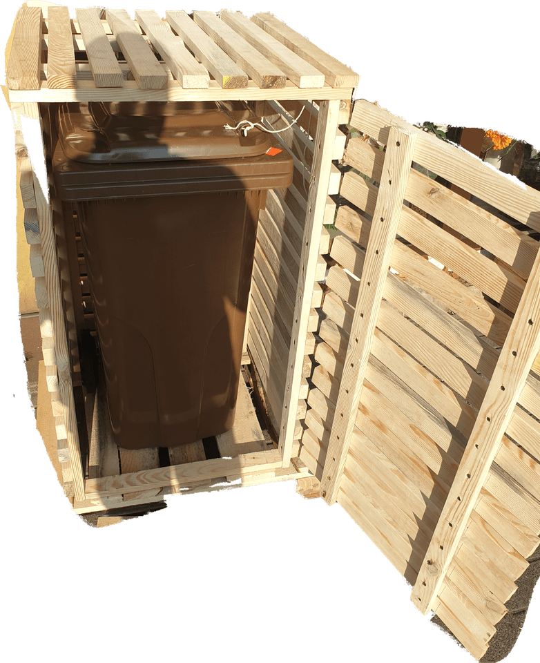 Osłona na pojemniki / kosz na śmieci 120L - obrazek 2