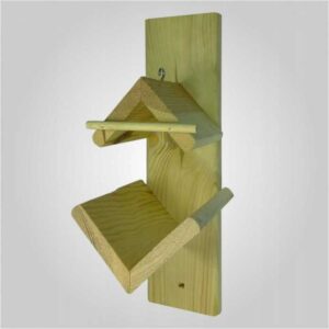 Karmnik drewniany 13x13x35