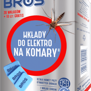 BROS WKŁADY DO ELEKTRO NA KOMARY 20SZT