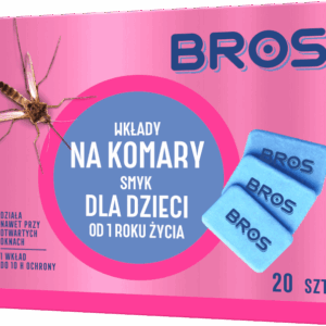 BROS WKŁADY DO ELEKTRO NA KOMARY SMYK 20 SZT.