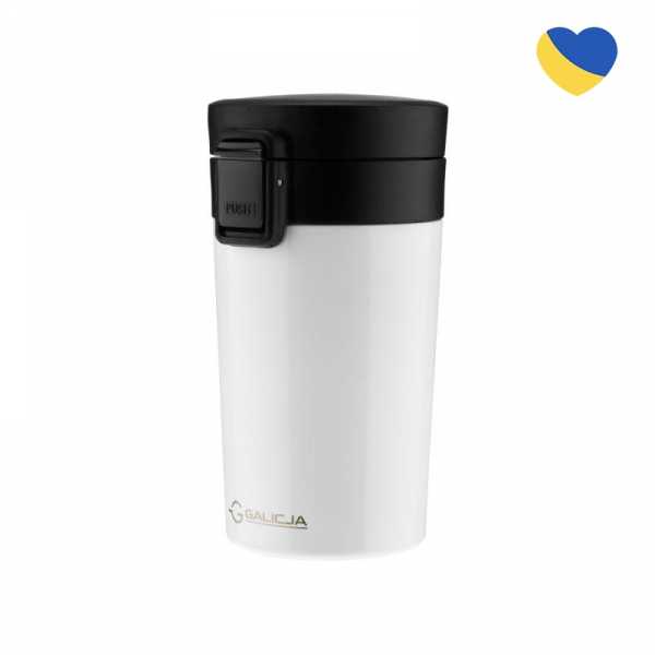 Kubek termiczny 0.3L ALICIA, Biały - obrazek 2