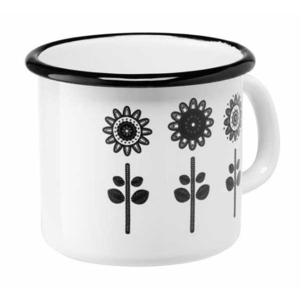 Kubek emaliowany z kalką 9cm 0,5L PRIMERO, WZ2 - obrazek 2
