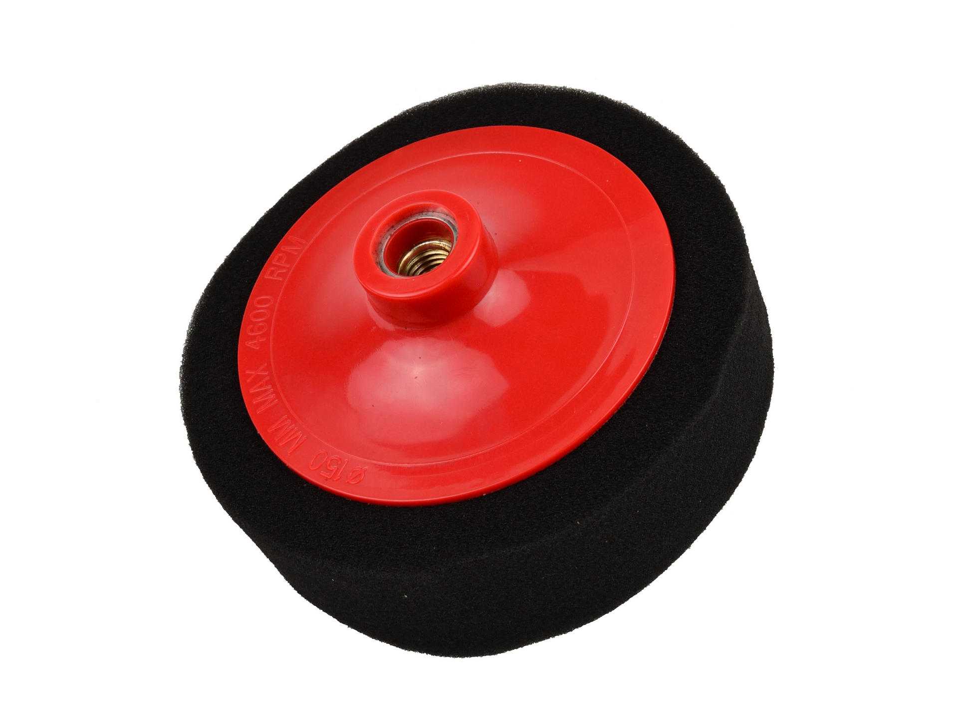 Gąbka polerska czarna 150mm x 45mm M14 (miękka) (100) G00327