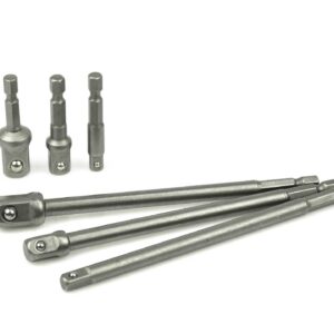 Kpl. adapterów do nasadek HEX 1/4" 3/8" 1/2" 6el. (50) G10172