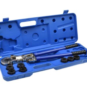 Zaciskarka hydrauliczna do zaciskania złączek PEX-AL-PEX + 8 matryc (4) G00902