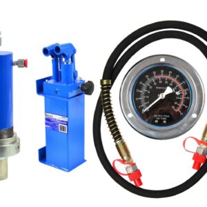 Zestaw do prasy 30T Pompa szybka Siłownik Manometr (1) G02004