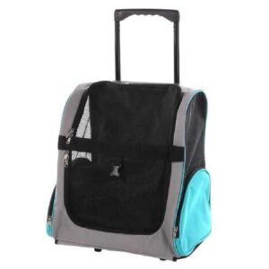 Torba transporter na kółkach dla psa i kota, do 8kg, 38x26x40/93cm Flamingo Tirza Trolley