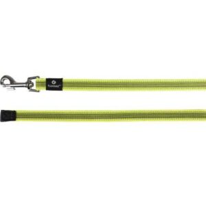 Smycz treningowa dla psa, otok do treningu i tropienia, z gumowaniem, neonowa żółta Flamingo Xeno Training Tracking Leash Fluo Yellow