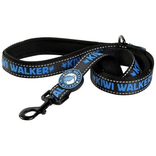 Wytrzymała smycz dla psa, odblaskowa M Kiwi Walker Dog Leash Blue 150cm
