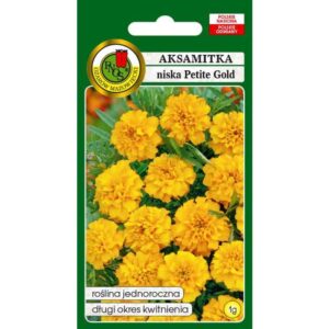 AKSAMITKA PEŁNA NISKA PETITE GOLD ZŁOCISTOŻÓŁTA 1g