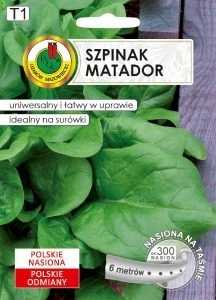 Nasiona na taśmie Szpinak Matador 6m