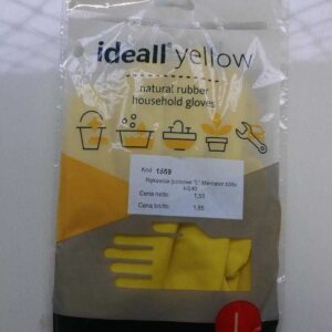 Rękawice gumowe "L" Mercator żółte