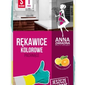 Rękawice gumowe "S" Anna Zaradna pachnące