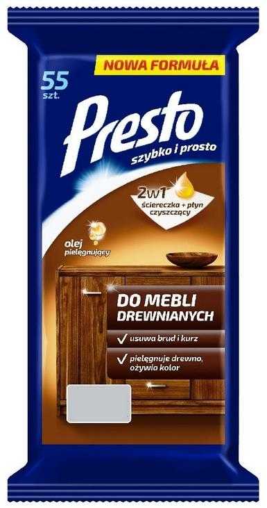 Presto Clean ścierka a'55 meble drewniane